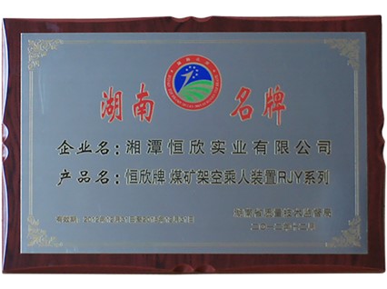 熱烈慶祝公司順利通過湖南名牌復(fù)審，現(xiàn)已授牌